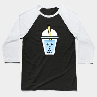 Blue Bubble Tea Boba Baseball T-Shirt